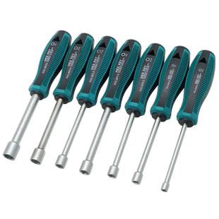 英制套筒螺丝刀外六角套筒起子扳手螺母6角套筒螺丝批套装1/4 1/2