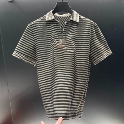 轻奢定制春夏限定戗驳领POLO衫