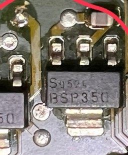 BSP350  汽车电脑板晶体三极管SOT223