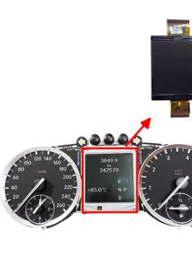 适用奔驰164 W251 R300 R320 350 400 500仪表盘显示屏幕公里里程
