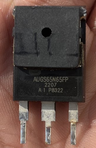 AUGS65N65FP 吉利新能源充电机场效应三极管进口拆机测量好