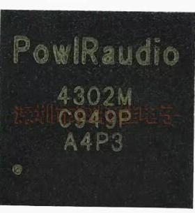 4302M IR4302M 高性能D类音频放大器IC芯片 QFN