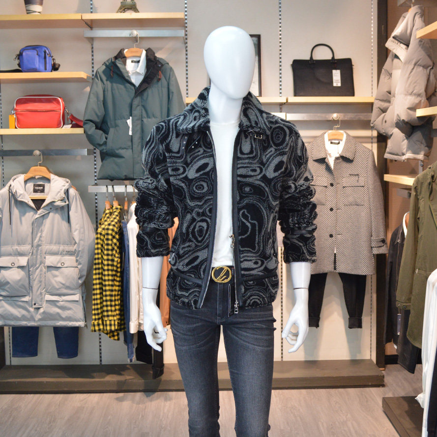 22DZP0051Y品牌男装专柜男士冬季真皮皮毛一体外套夹克上衣皮草男