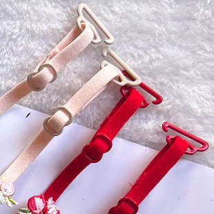 新款刺绣蕾丝花边肩带可外露漏内衣吊带连衣裙背心细带隐形无痕文