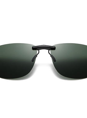 新款大号60x44变色偏光夹片太阳镜轻便挂镜司机墨镜眼镜开车钓鱼