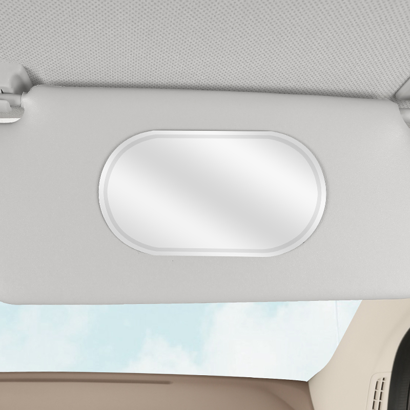 四代马卡龙化妆镜遮阳板车内镜补妆车载25款五菱宏光mini内饰改装