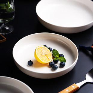 很好用的深盘又好用窝盘蒸鸡蛋羹盘子家用菜盘汤盘酸汤肥牛盘碟子