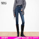 高腰弹力提臀靴裤 牛仔裤 女秋冬紧身小脚裤 SJOG塑形巨显瘦 铅笔裤