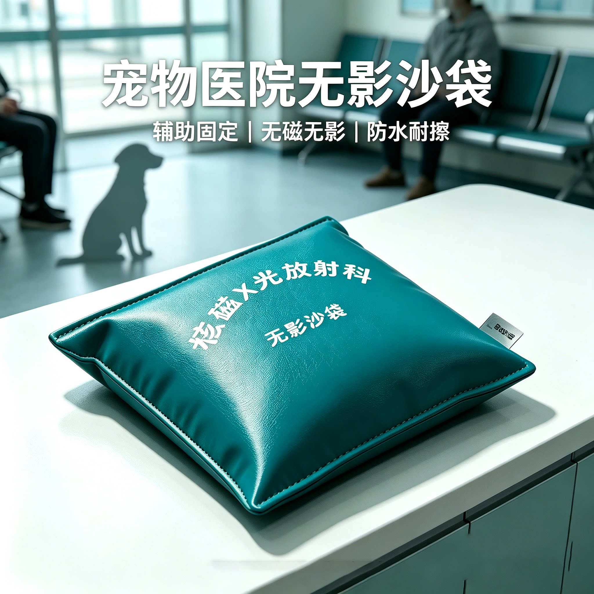 宠物医院无影沙袋放射科X光DR核磁沙袋猫狗动物影像拍片定位配重