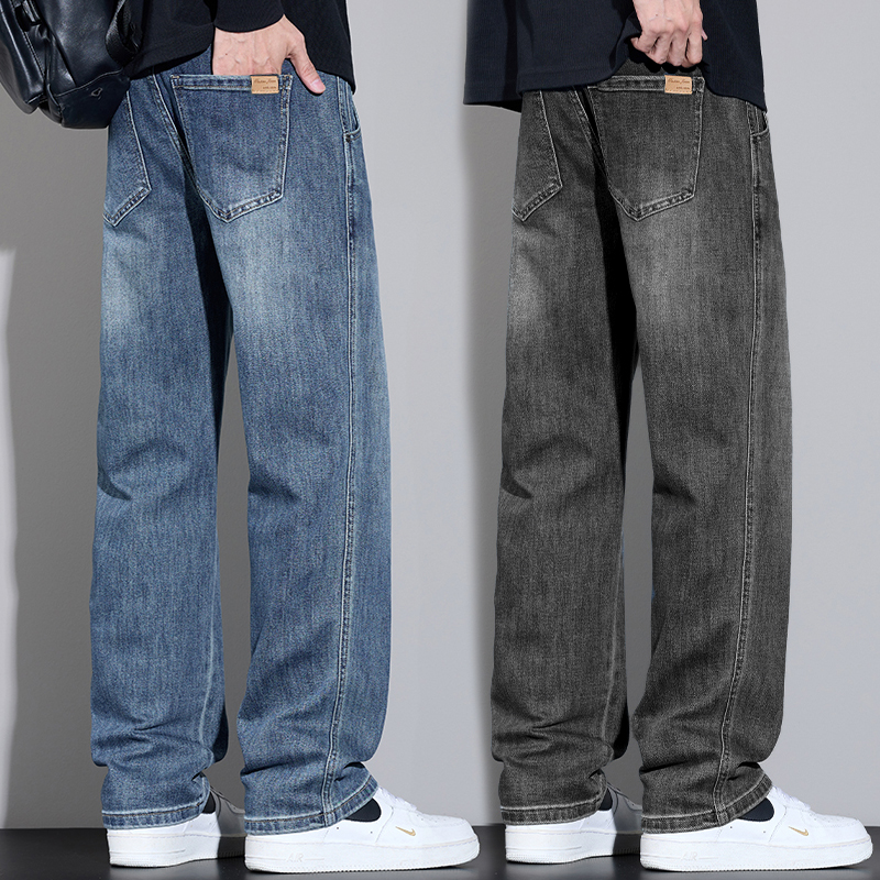牛仔裤男士宽松耐磨劳保工作裤子