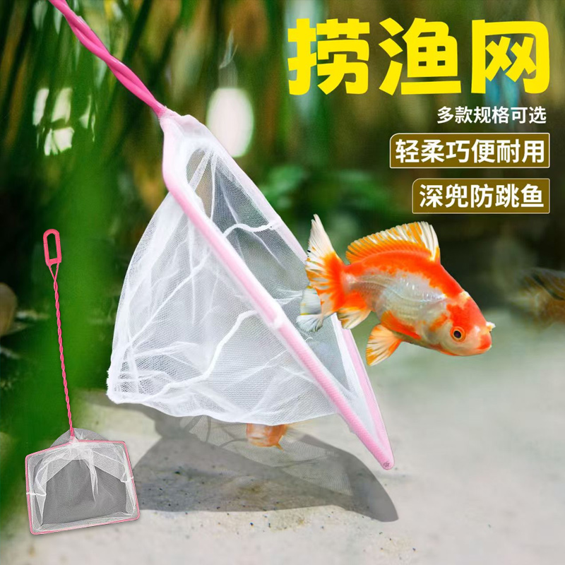 鱼缸专用捞鱼网捞鱼小鱼网