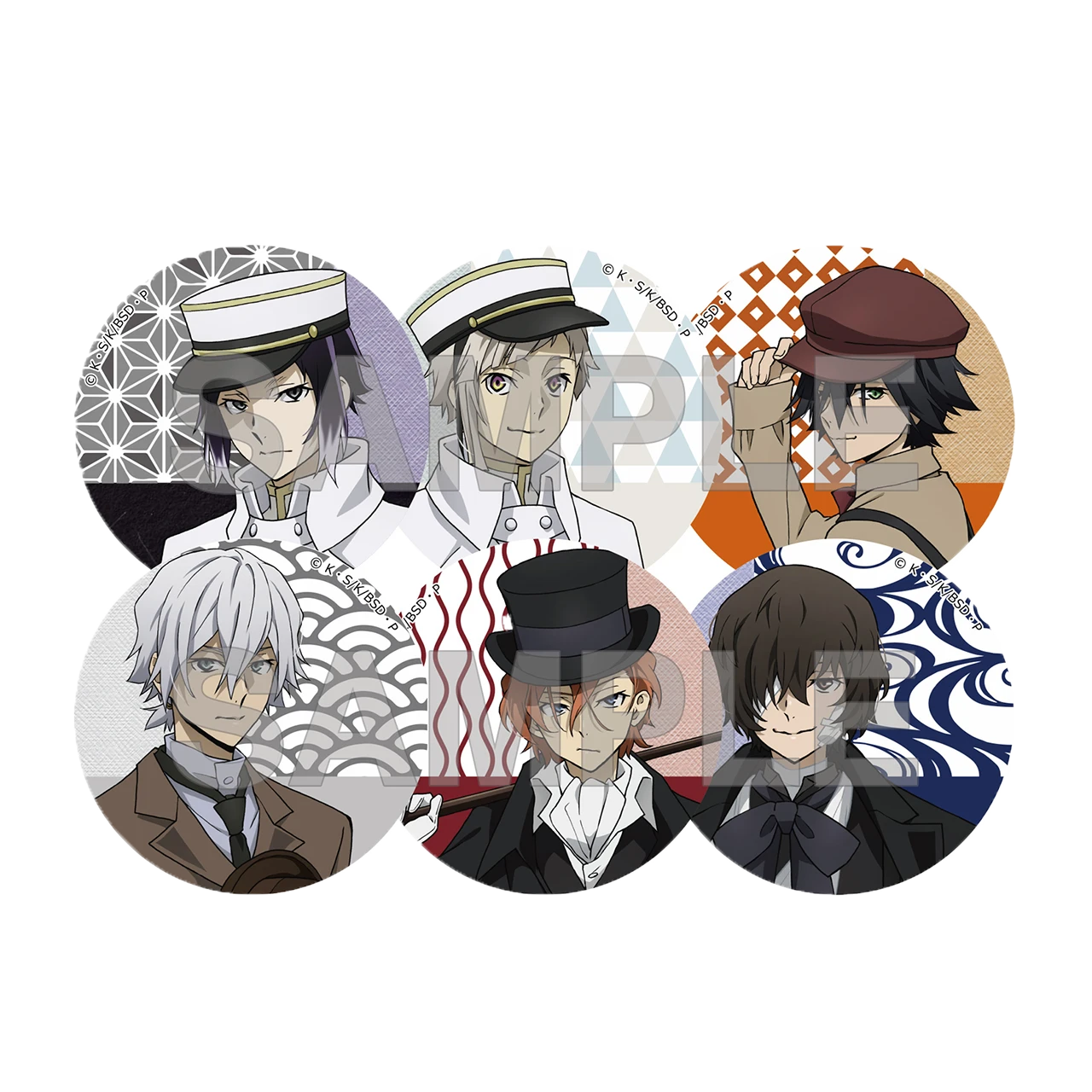 角川文豪ストレイドッグス全新绘制徽章 ～迷犬见闻