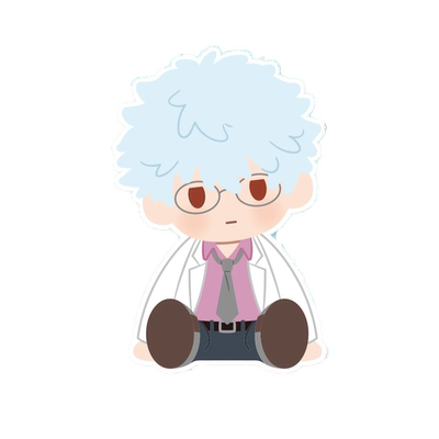 银魂3年Z班银八老师毛绒玩偶套装