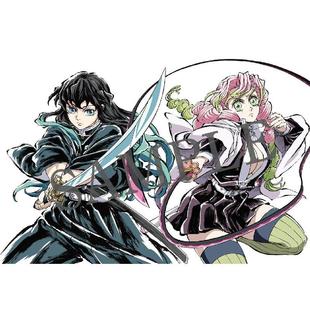 哔哩哔哩《动画鬼灭之刃 插画记录集4》平装 日文原版 画集