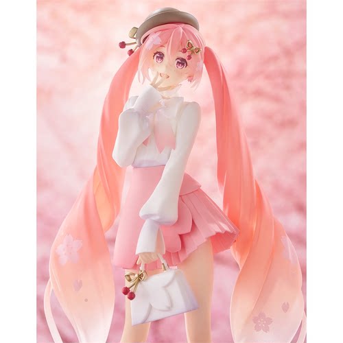 初音未来樱花未来赏花穿搭手办
