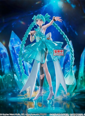 哔哩哔哩现货 BANPRESTO VOCALOID 初音未来 Clearlux景品手办