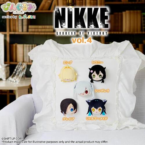 NIKKE：胜利女神毛绒别针玩偶