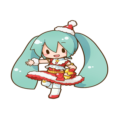 世嘉 VOCALOID 初音未来 圣诞2023 L毛绒玩偶fufu 特典文件夹