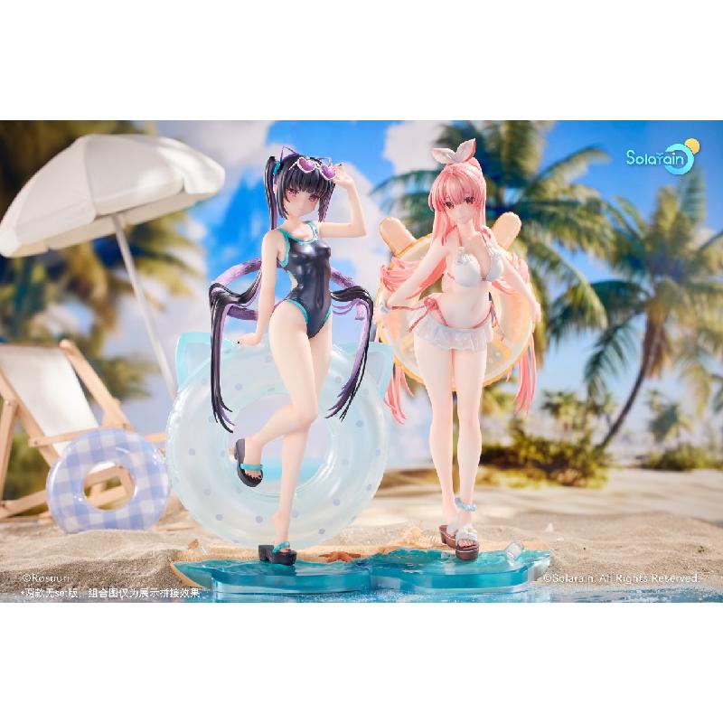 Solarain柴郡猫白兔手办