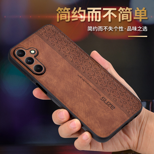 DS男女新款 A057F A05s手机壳商务高颜值保护皮纹保护套SM 适用于三星Galaxy