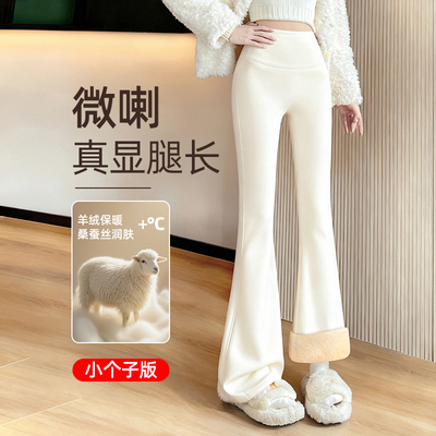 小个子微喇鲨鱼裤女冬季加绒加厚