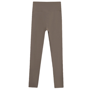 八分鲨鱼裤秋季外穿女深咖色打底裤高腰收腹强压瘦腿瑜伽裤小个子