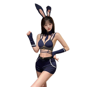 霏慕qqny兔女郎制服搜查性感睡衣诱惑老公激情风cos性感房事3879