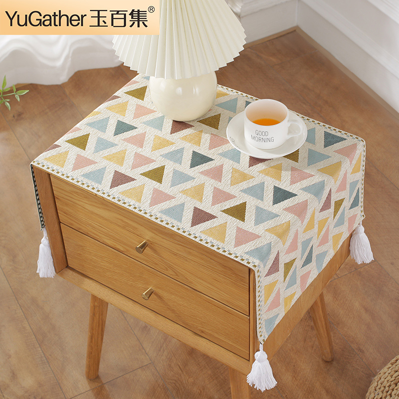 玉百集床头柜洗衣机烤箱盖巾