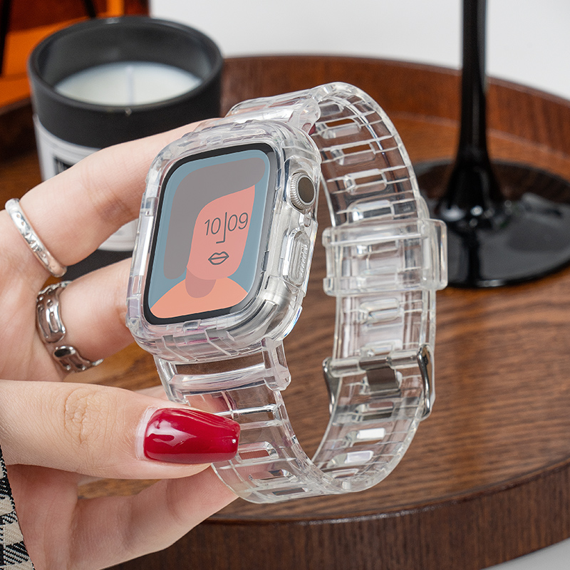 适用iWatch透明一体表带