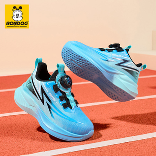 巴布豆男童跑步鞋2026春秋新款儿童运动鞋透气中大童软底鞋子童鞋