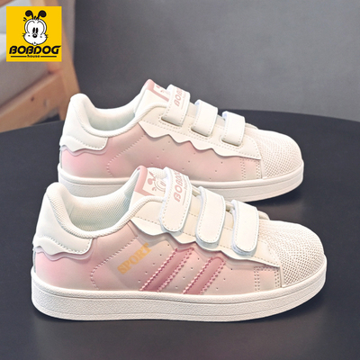 春秋女童休闲鞋男童软底板鞋