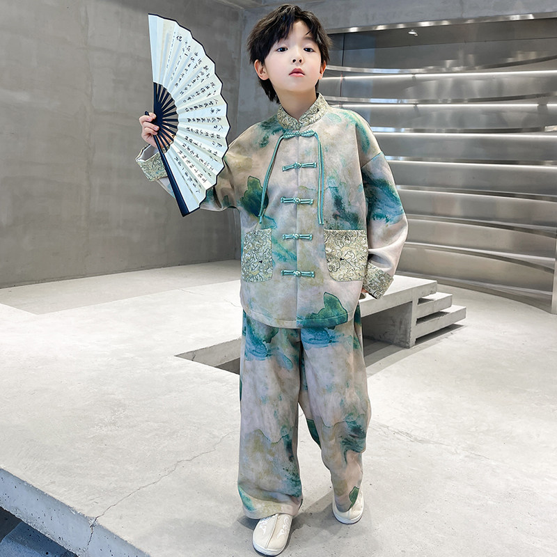 儿童装男童汉服套装秋装2026新款中国风春秋款中大童唐装秋季古风,童装/婴儿装/亲子装,汉服,淘宝优惠券,粉丝福利购,淘宝优惠卷