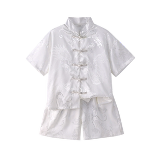 男童汉服夏季薄款套装中国风夏装儿童古装唐装礼服国潮男孩夏款酷