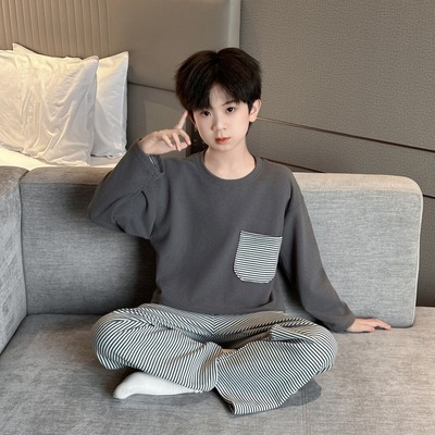 男童秋冬家居服套装2025新款