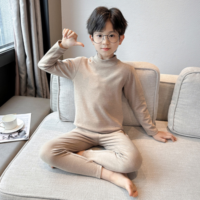 男童秋冬家居服套装2025新款