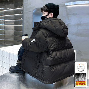 男童羽绒服冬装2026新款冬季儿童中大童外套加厚男孩白鸭绒衣服潮