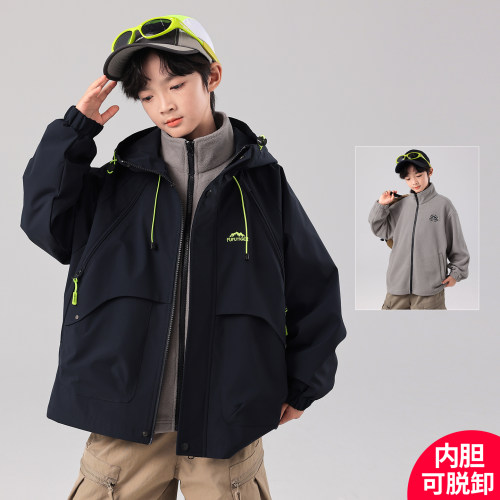 男童秋冬外套2026新款