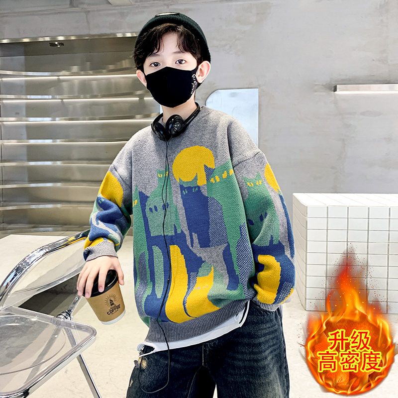 男童秋冬毛衣2025新款