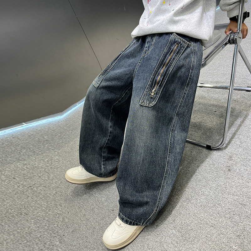 儿童装男童春装裤子2026新款春季男孩中大童春秋款牛仔裤休闲长裤,童装/婴儿装/亲子装,裤子,淘宝优惠券,粉丝福利购,淘宝优惠卷