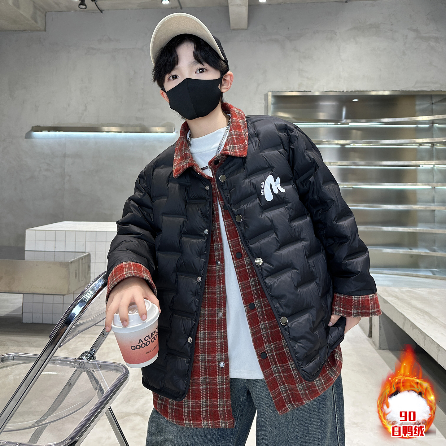 男童秋冬羽绒服2025新款