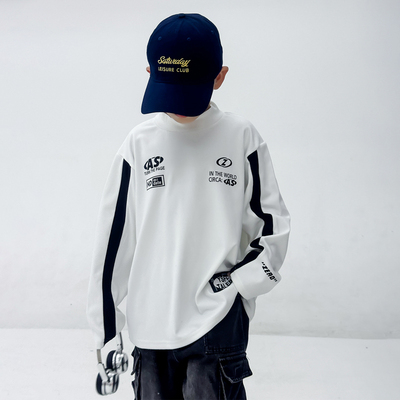 男童秋冬加绒卫衣2025新款