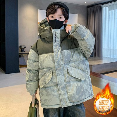 男童秋冬季棉服2025新款