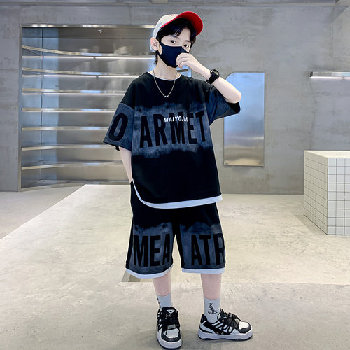 男童夏季短袖套装2026新款