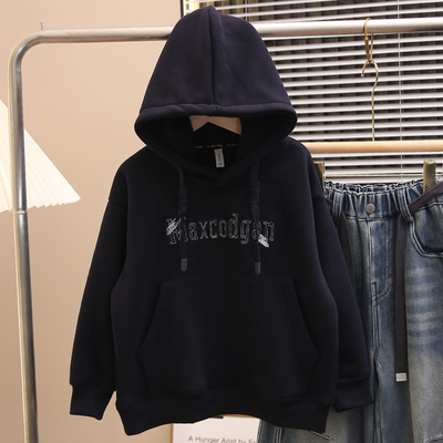 男童秋冬加绒卫衣2025新款