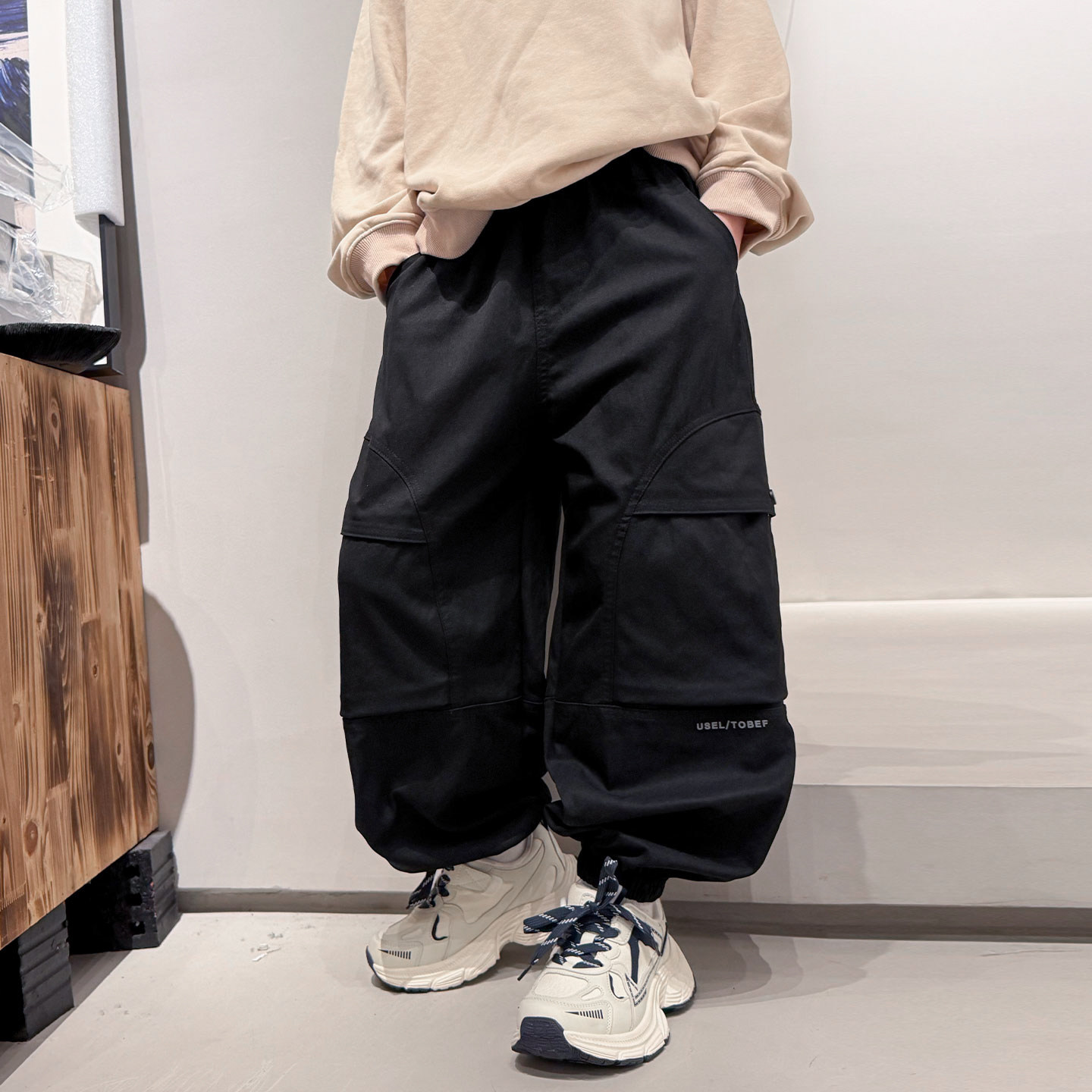 儿童装男童裤子春秋款2026新款春季中大童男孩休闲工装裤春装长裤,童装/婴儿装/亲子装,裤子,淘宝优惠券,粉丝福利购,淘宝优惠卷