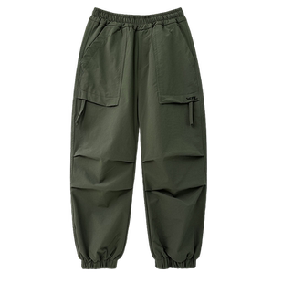 儿童装男童裤子2025新款大童冬装工装裤春秋冬款男孩冬季加绒长裤