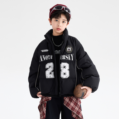 男童秋冬羽绒服2025新款