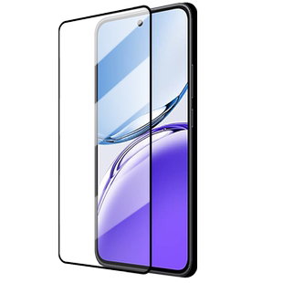 适用OPPO A3/A3iPlus 5G黑边钢化膜PKA110全屏大视窗无白边手机钻石膜高清抗指纹护眼防蓝光防摔爆屏幕保护膜