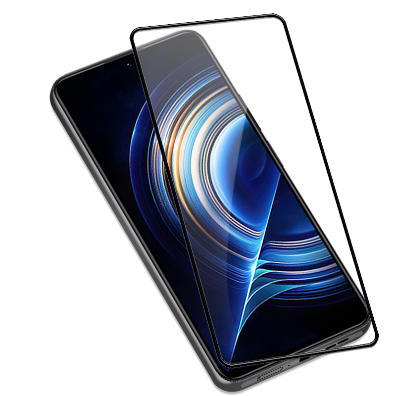 适用小米POCO X3Pro黑边钢化膜X3海外版全屏X3NFC手机X3GT钻石膜pocox3高清pocox3pro护眼pocox3nfc/pocox3gt