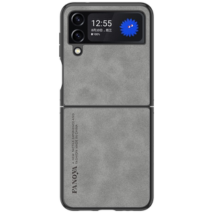 适用三星Galaxy ZFlip3手机壳5G保护套SM-F7110/F711B/U/N/U1/W羊巴皮软壳全包镜头磨砂防摔复古皮纹商务硅胶